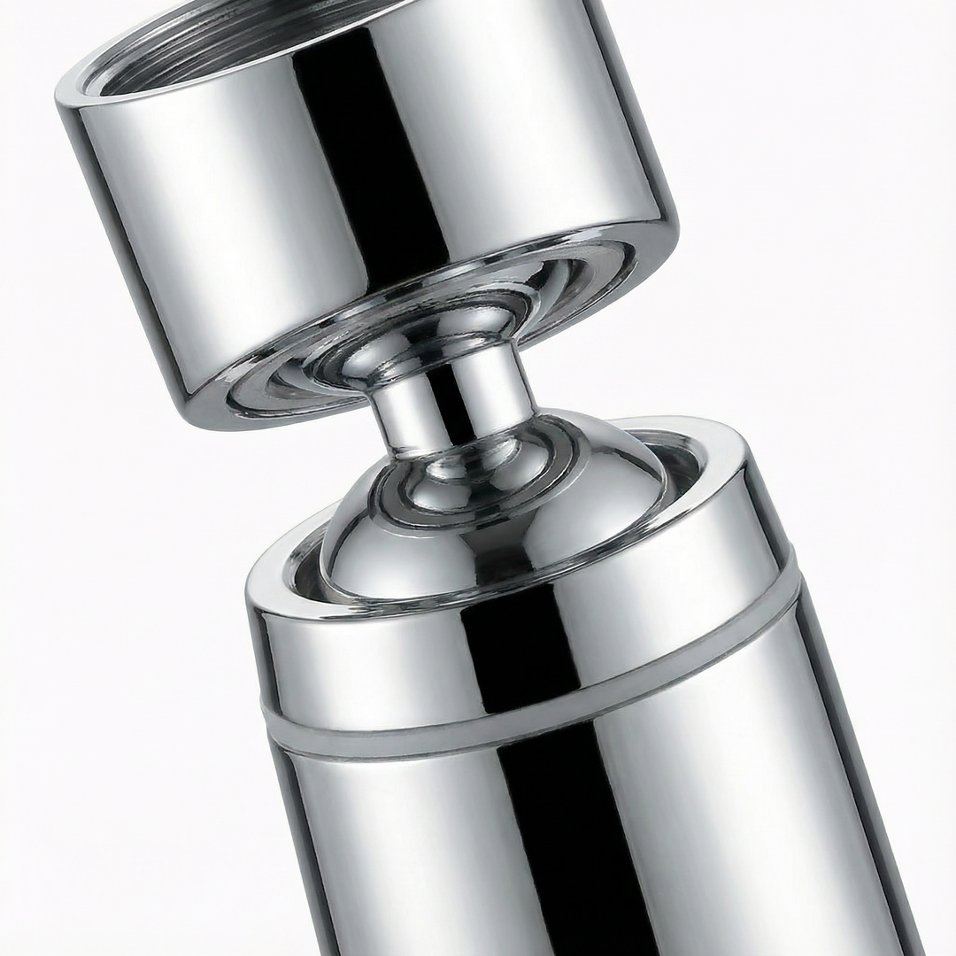 Flowtura - 360° obrotowy aerator do kranu z podwójnym strumieniem (2-pak)