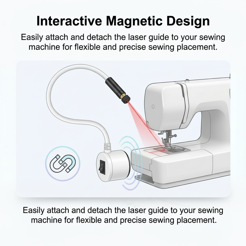 Stitchbeam - Magnesowe Światło Laserowe do Quiltingu