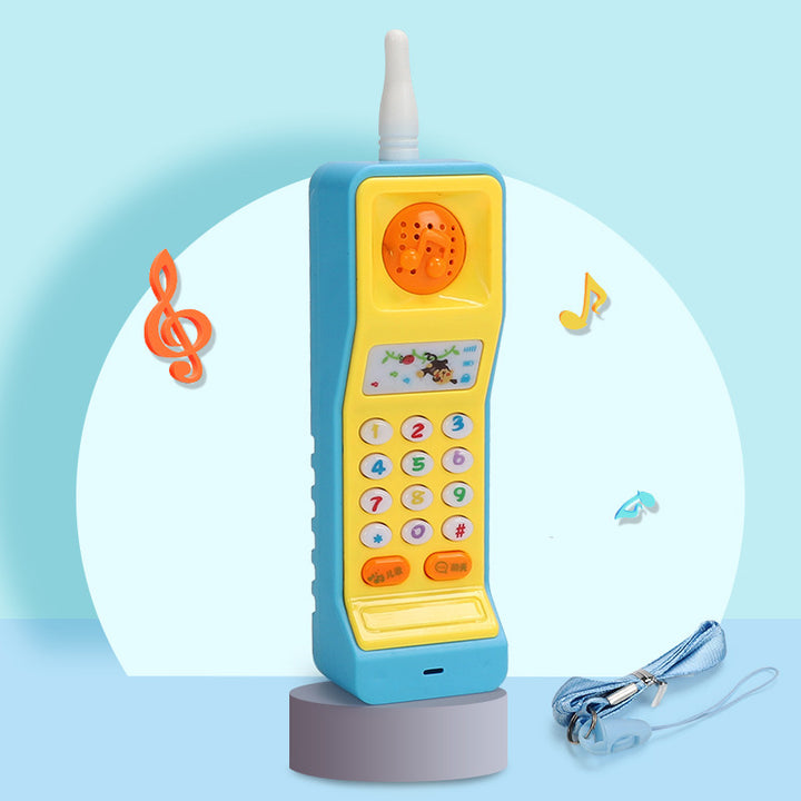 Telefon zabawka w kształcie marchewki
