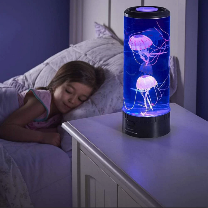 Luminari Lampka akwarium LED z pływającymi meduzami