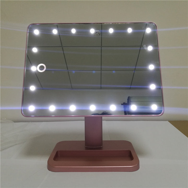 Lusterko kosmetyczne z diodami LED