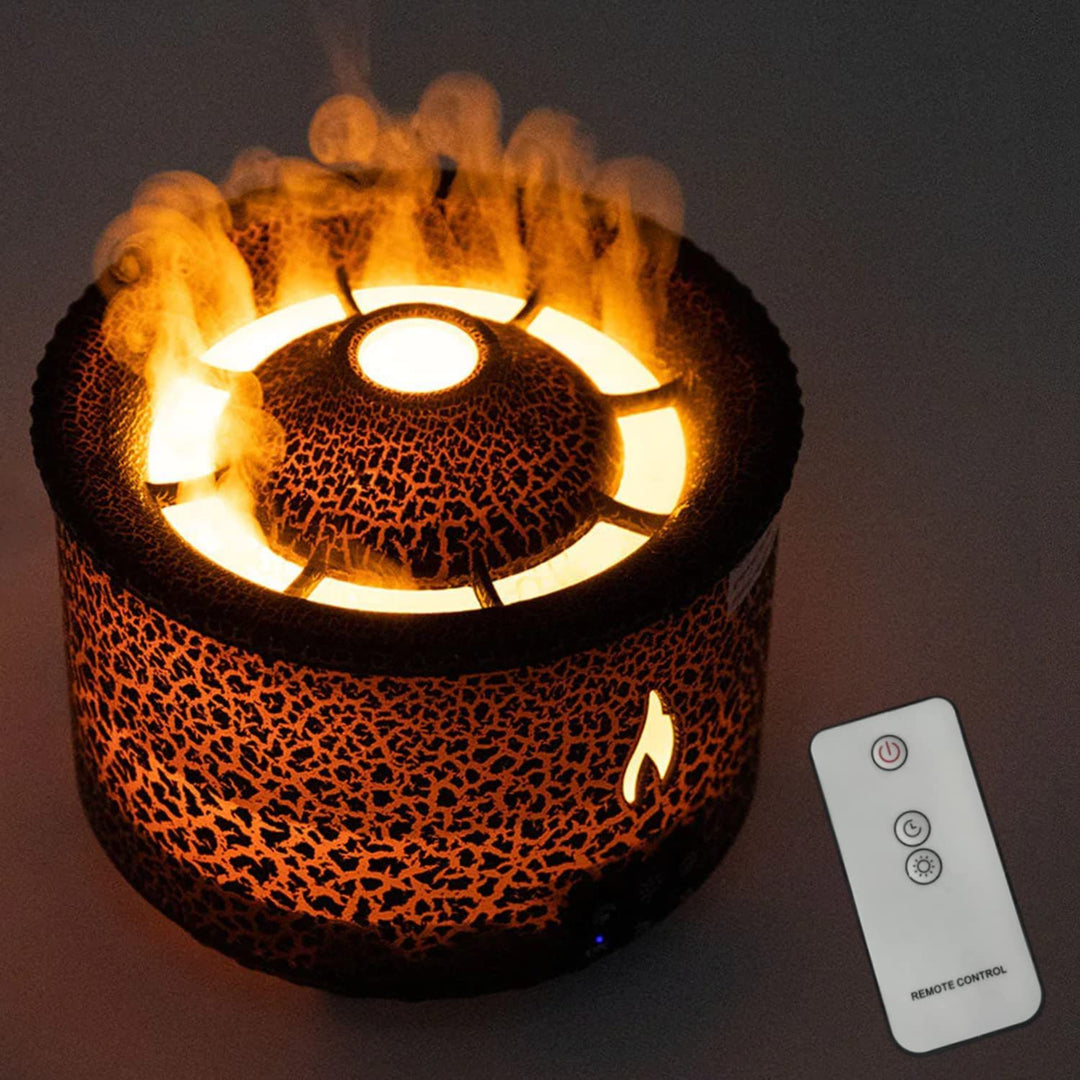 Dyfuzor wulkan wypuszczający kółka mgiełki