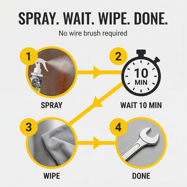 Rustaway – Szybko działający spray do usuwania rdzy