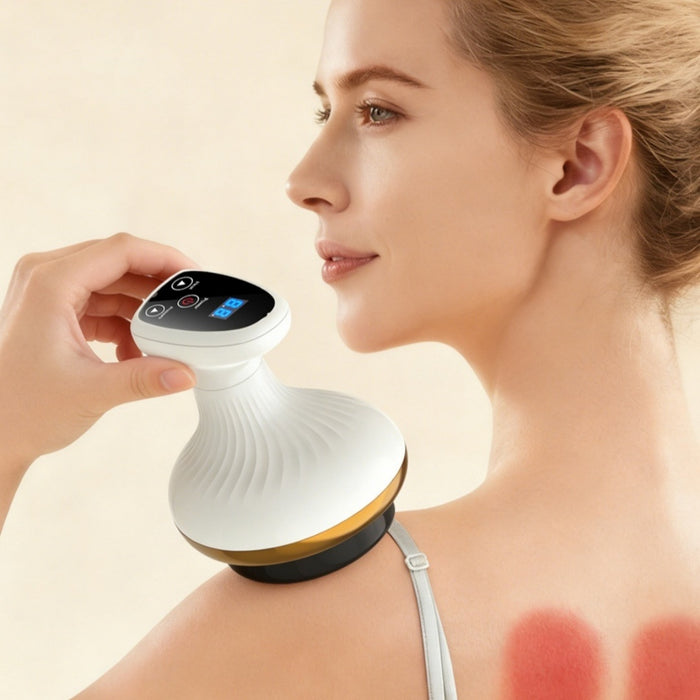 Luminari Elektryczny masażer gua sha z bańką i podgrzewaną głowicą