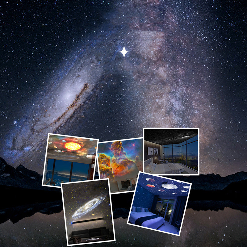 Projektor planetarium wyświetlający planety na suficie
