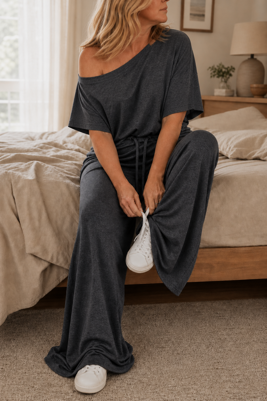 Wearbella – Zestaw z szerokimi nogawkami bez ramiączek