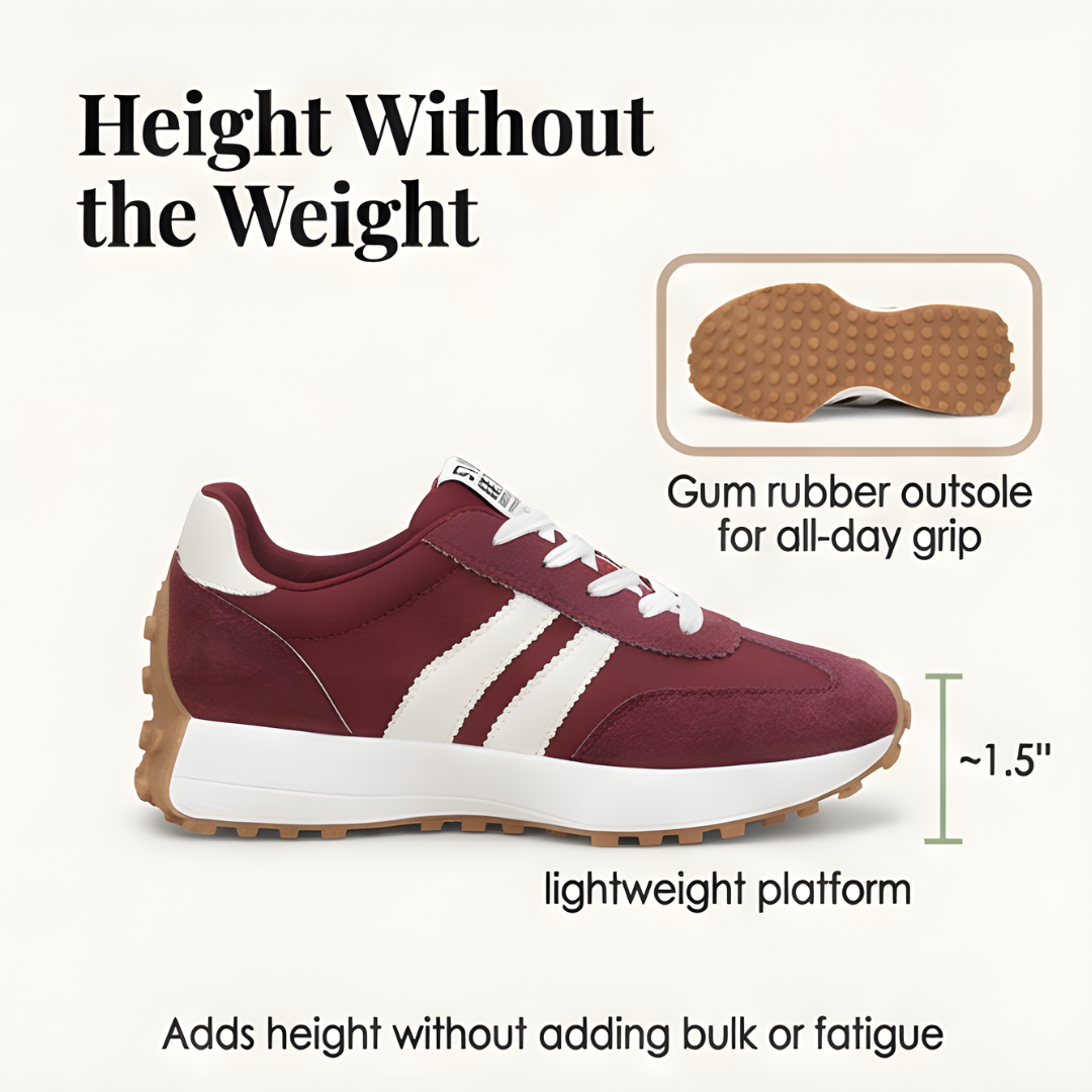 Velora - Retro zamszowe sneakersy dla całodziennych komfortu