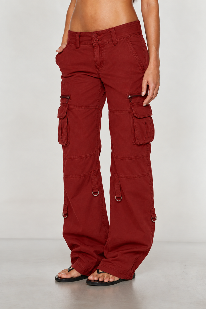 Wearbella – Vintage Szerokie Spodnie Cargo