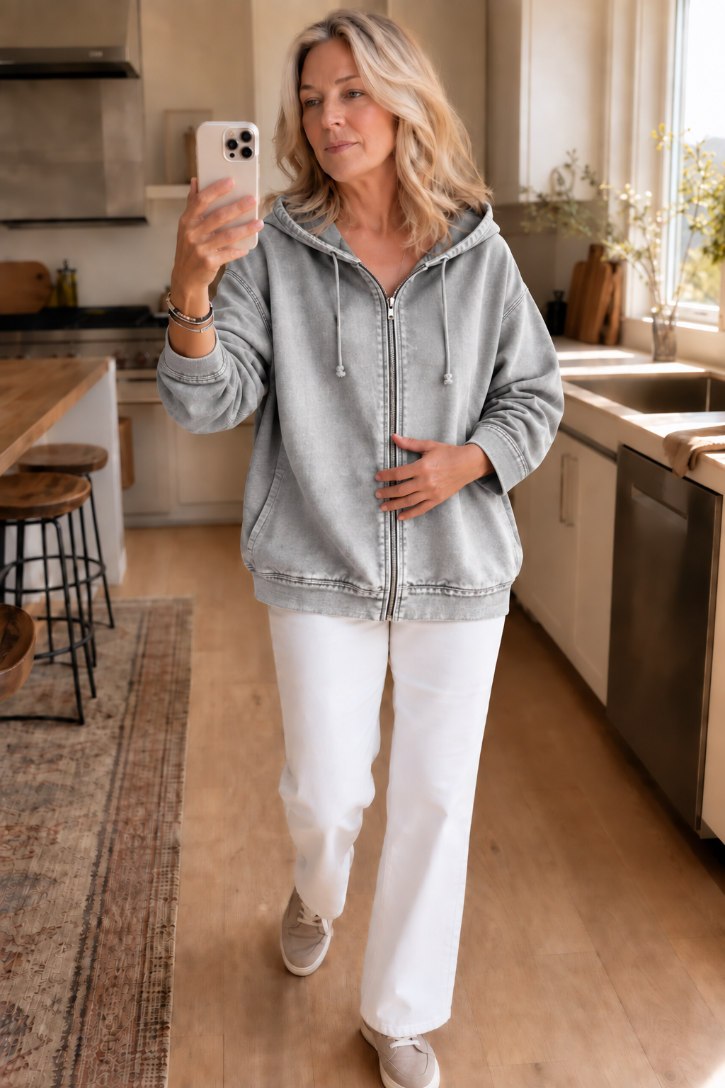 Rethread – Prana Bluza z Kapturem na Zamek