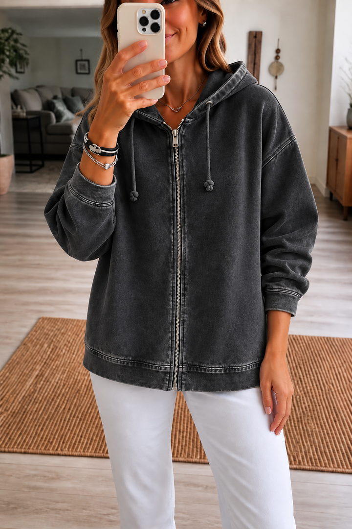 Rethread – Prana Bluza z Kapturem na Zamek