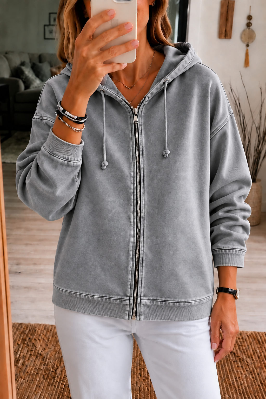 Rethread – Prana Bluza z Kapturem na Zamek