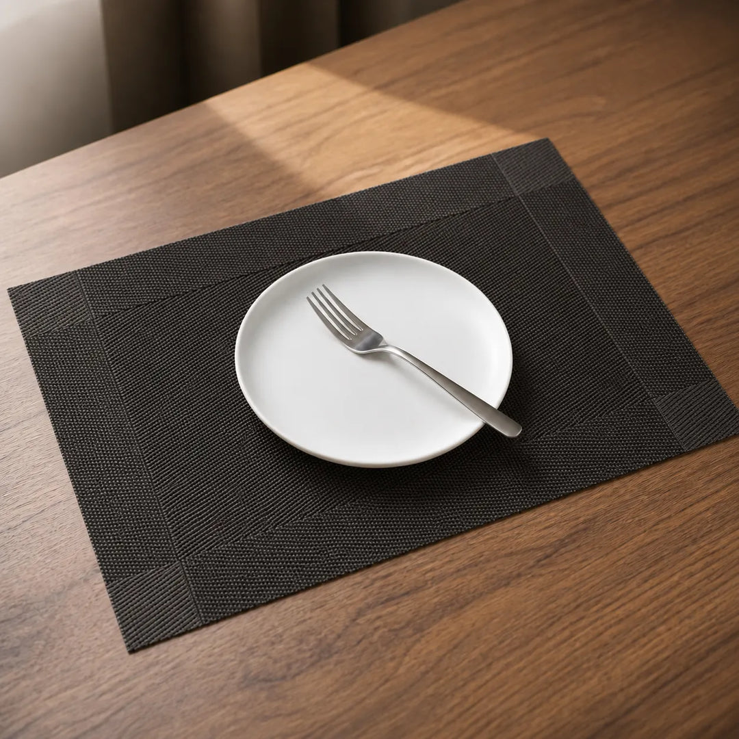 Wovella – Woven Vinyl Placemats, Zestaw 4 sztuk