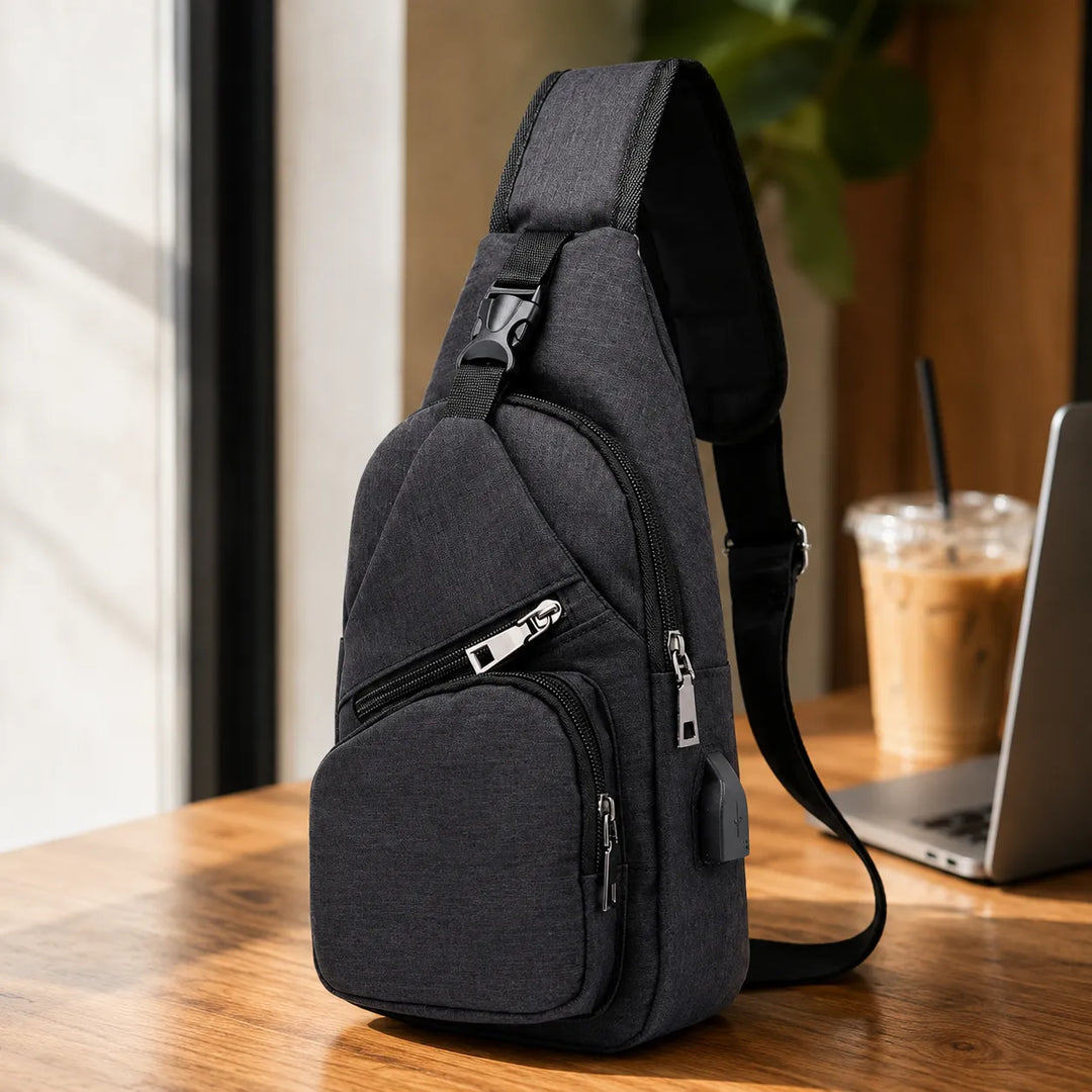 Slynx – Torba na ramię z portem do ładowania USB