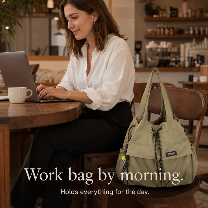 Torba Carryall – Konwertowalna torba z troczkami i plecak z kieszeniami cargo