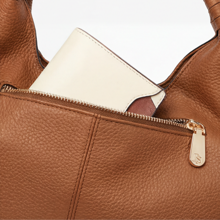 Carrina – Miękka skórzana torba hobo na co dzień