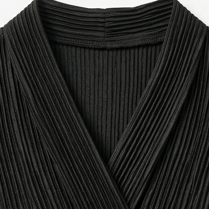 Vivara – Zestaw damski z plisowanym peplum i wcięciem w talii