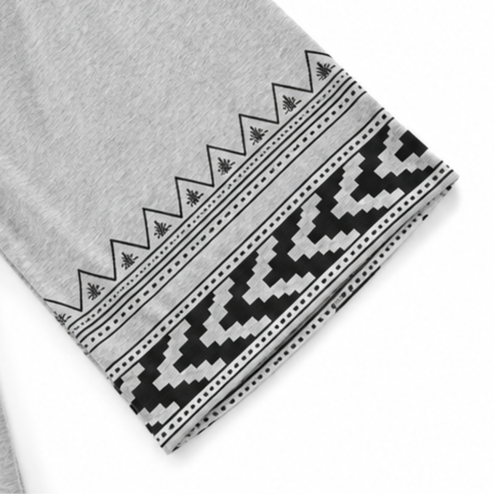 Wearbella – Kardigan z otwartym przodem w retro geometryczny wzór
