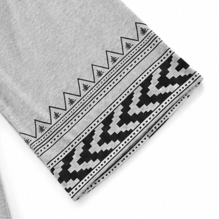 Wearbella – Kardigan z otwartym przodem w retro geometryczny wzór