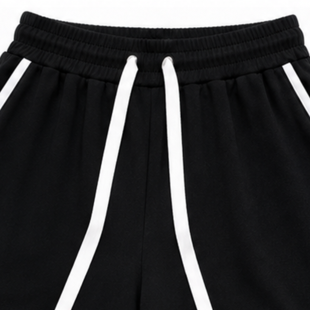 Wearbella – Sweter w paski z patchworkiem i szerokie spodnie