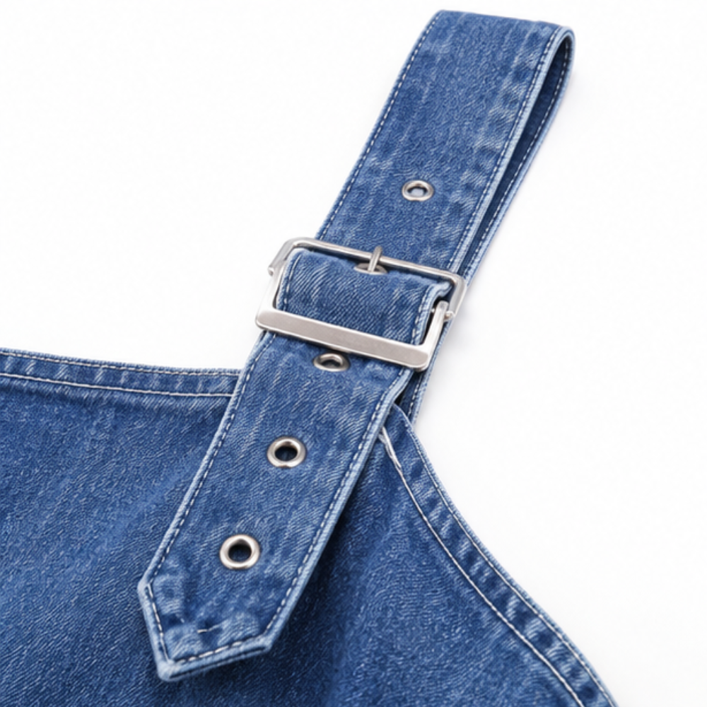 Wearbella – Ogrodniczki z szerokimi nogawkami i odkrytymi ramionami