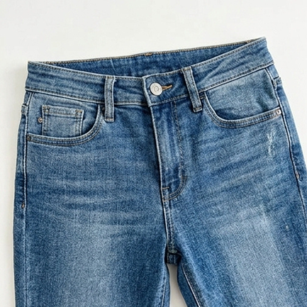 Denalia – Spodnie bootcut dla kobiet wygładzające brzuch