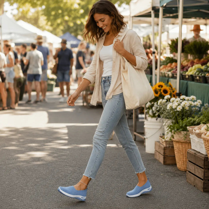 Wavella – Lekkie Buty Slip-On do Chodzenia dla Kobiet