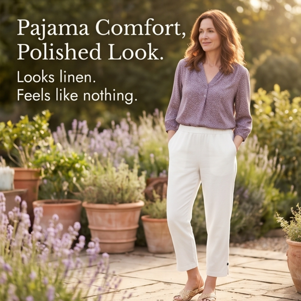 Womee – Kobiece Spodnie Cropped Soft-Stretch
