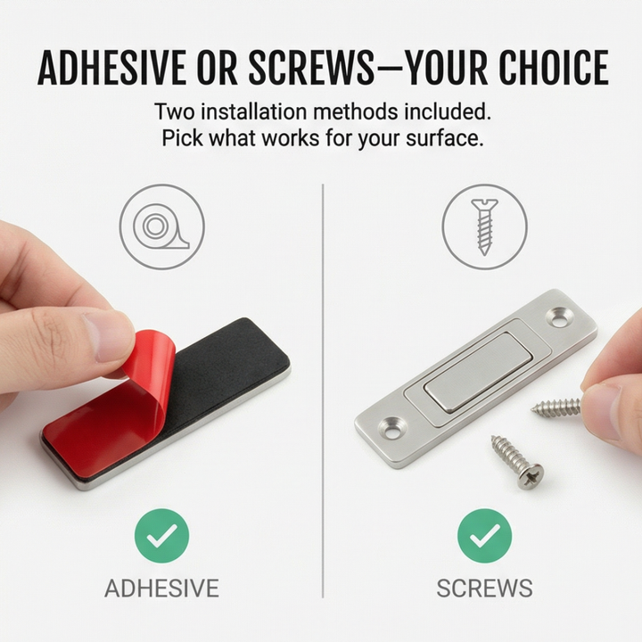 Snaplock - Ultra cienny magnes do drzwi szafek (opakowanie 5 sztuk)