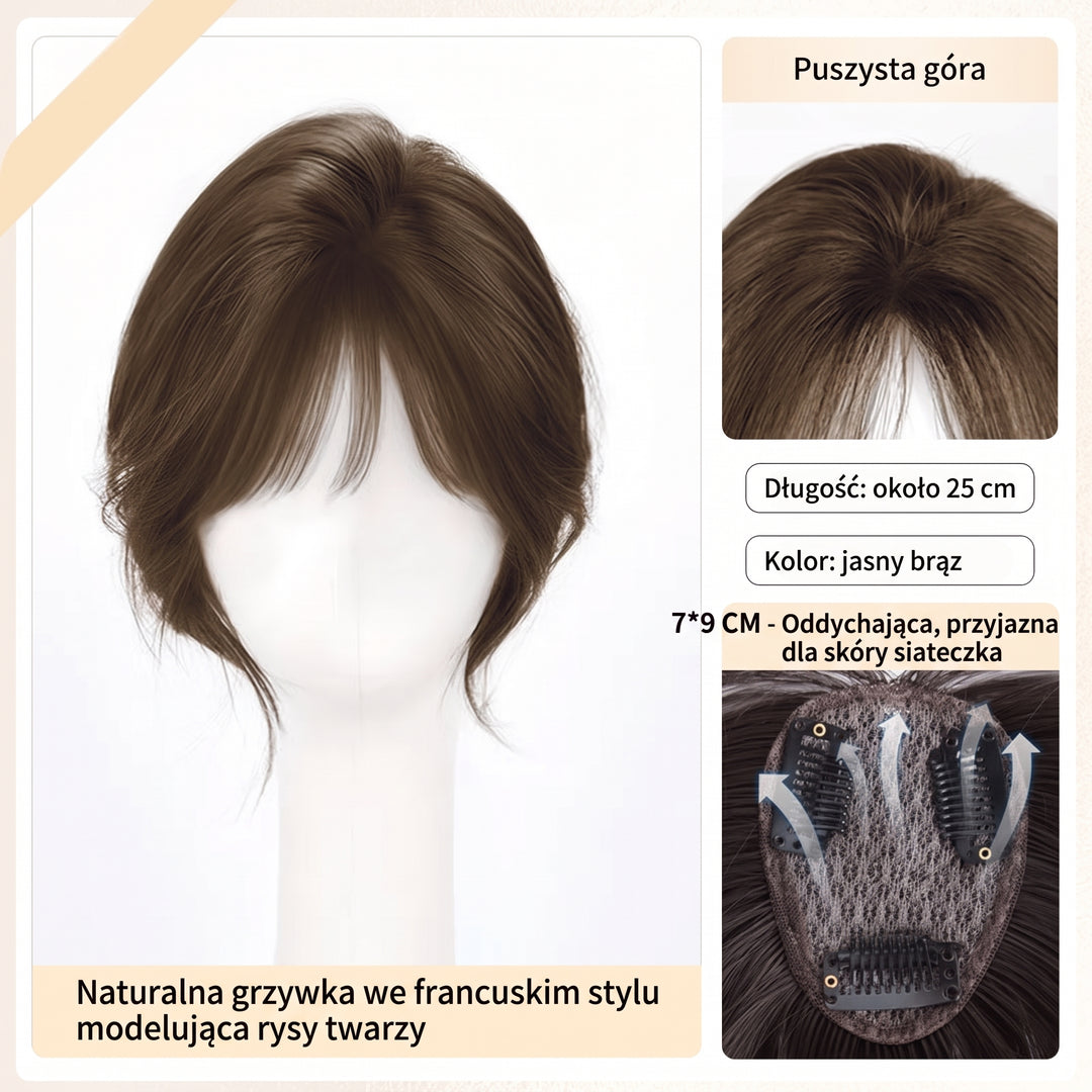 Velora – Naturalny Topper na Włosy dla Cienkich Włosów