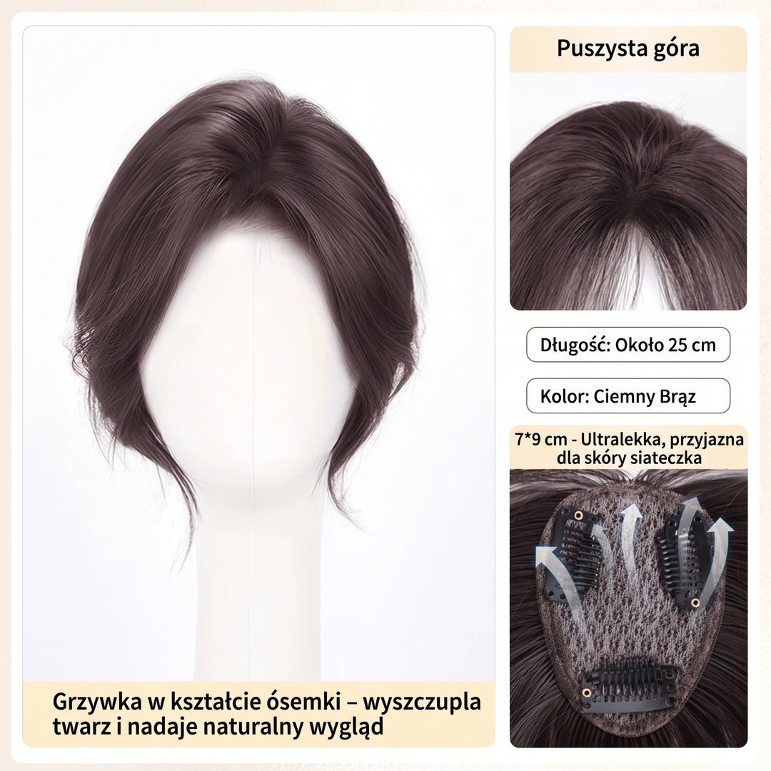 Velora – Naturalny Topper na Włosy dla Cienkich Włosów