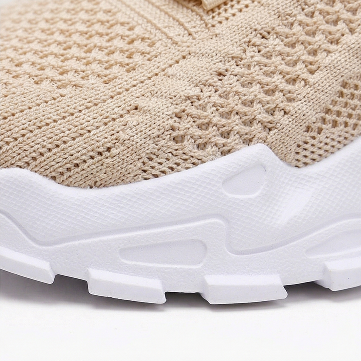 Aerloom – Damskie Oddychające Sneakersy Dzianinowe na Całodniowy Komfort