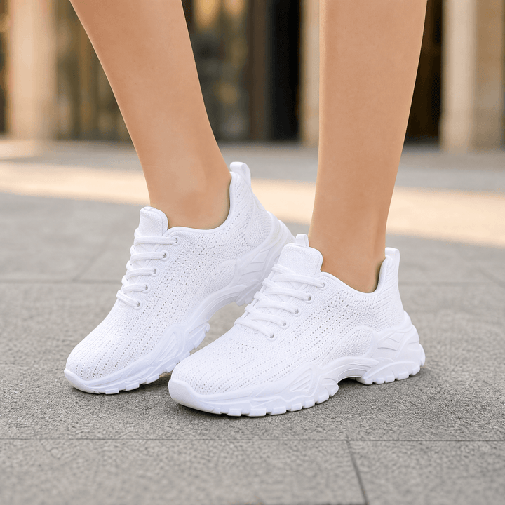 Aerloom – Damskie Oddychające Sneakersy Dzianinowe na Całodniowy Komfort