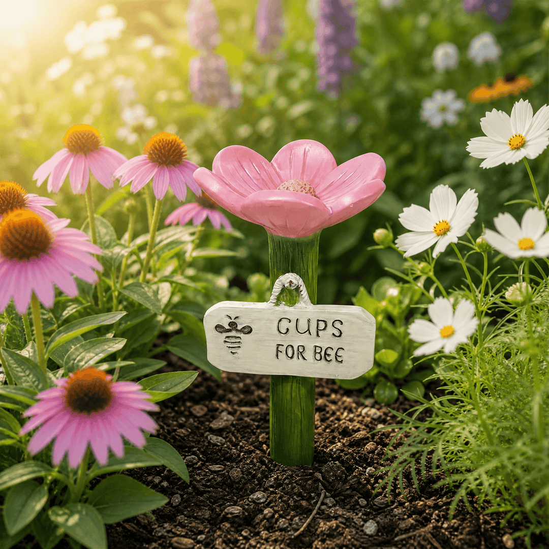 Bloomsip – Stacja do podlewania pszczół w kształcie kwiatu