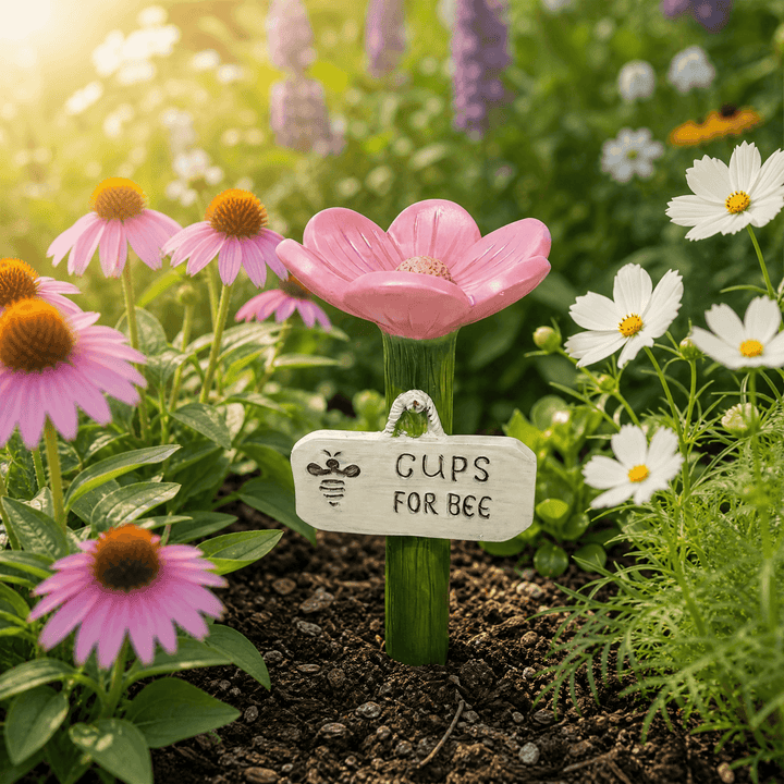 Bloomsip – Stacja do podlewania pszczół w kształcie kwiatu