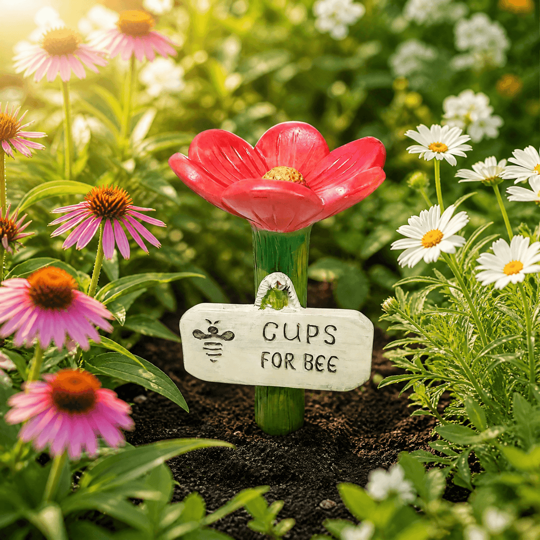 Bloomsip – Stacja do podlewania pszczół w kształcie kwiatu