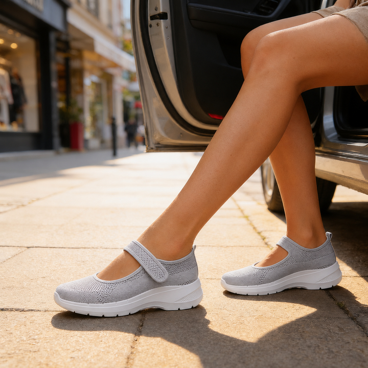 Elevana – Oddychające sneakersy z siateczki na regulowanym pasku