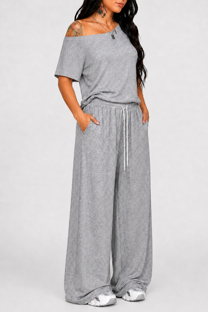 Wearbella – Zestaw z szerokimi nogawkami bez ramiączek