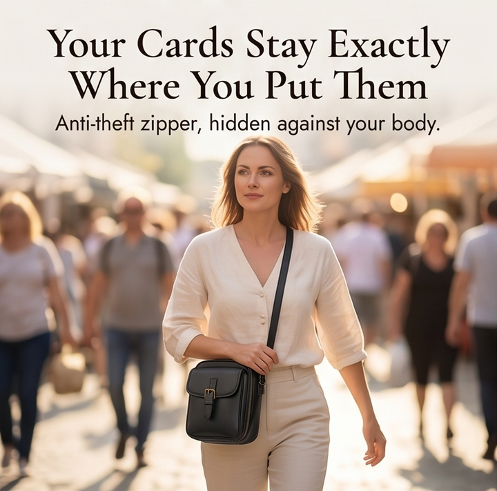 Carryn – Zorganizowana torba na ramię z kieszeniami na karty