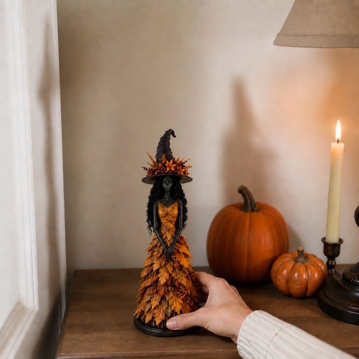 Emberwitch – Figura Czarownicy Jesiennej, Elegancka, Nie Straszna