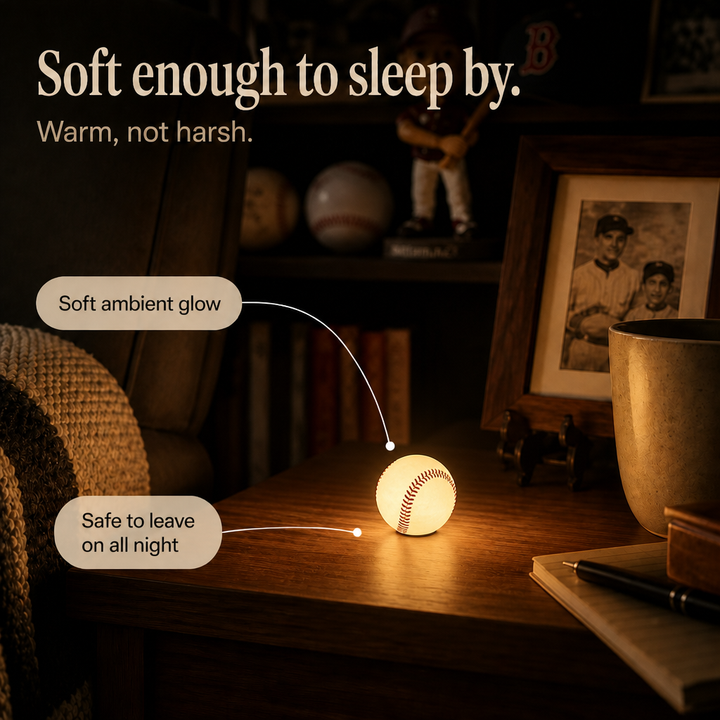 Home Plate Glow – Nocna Lampa w Kształcie Bazy Baseballowej