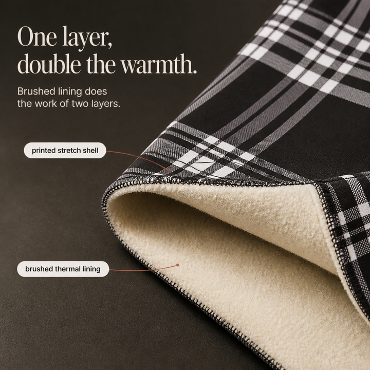 Wearbella – Ciepłe Legginsy Termalne z Wysokim Stanem i Szczotkowaną Podszewką