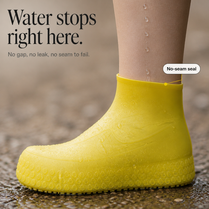 Drysole – Bezszwowe, elastyczne, silikonowe pokrowce na buty wodoodporne
