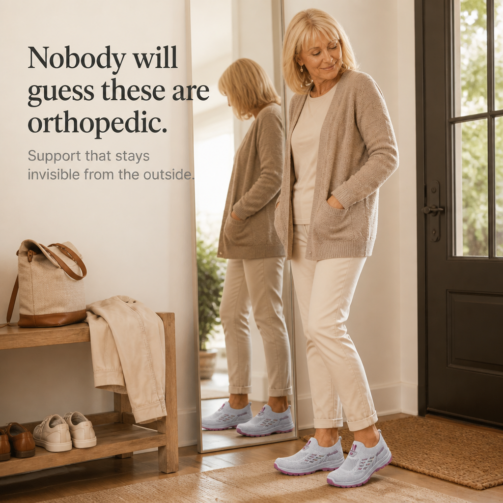 Flexwell – Elastyczne Sneakersy Slip-On w Szerokim Rozmiarze