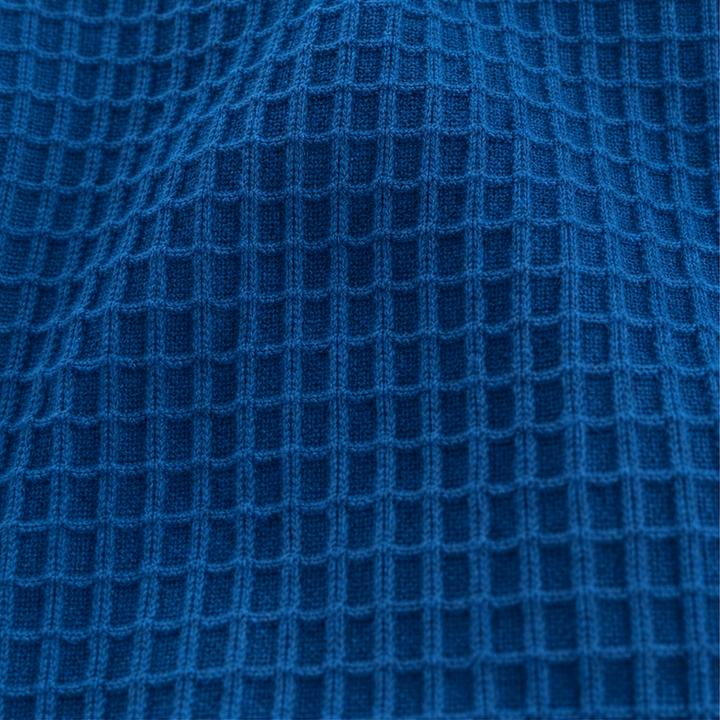 Drapella – Asymetryczny Top z Waffle Knit z Krzyżującym Się Dołem