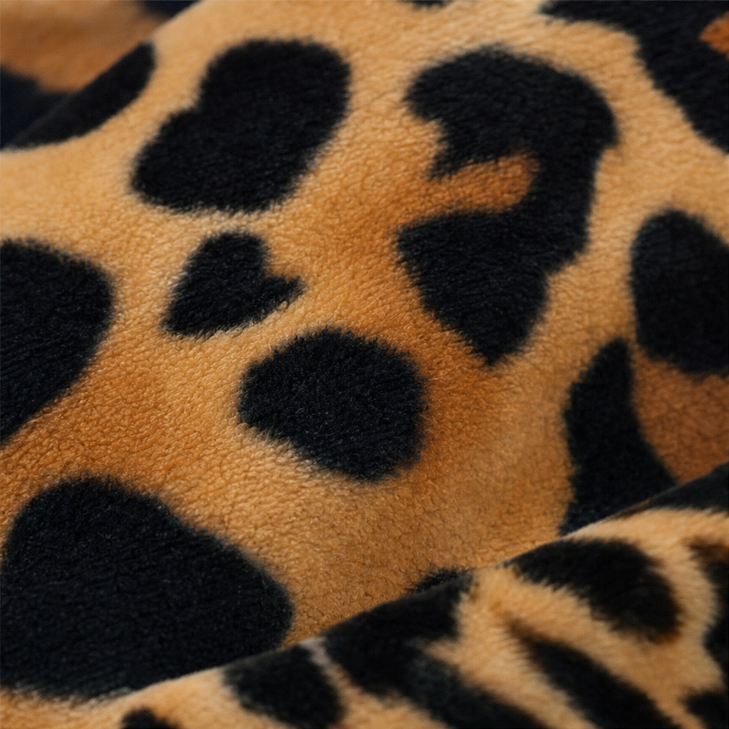 Purrfecto – Koc w Leopardzie z Poliestru