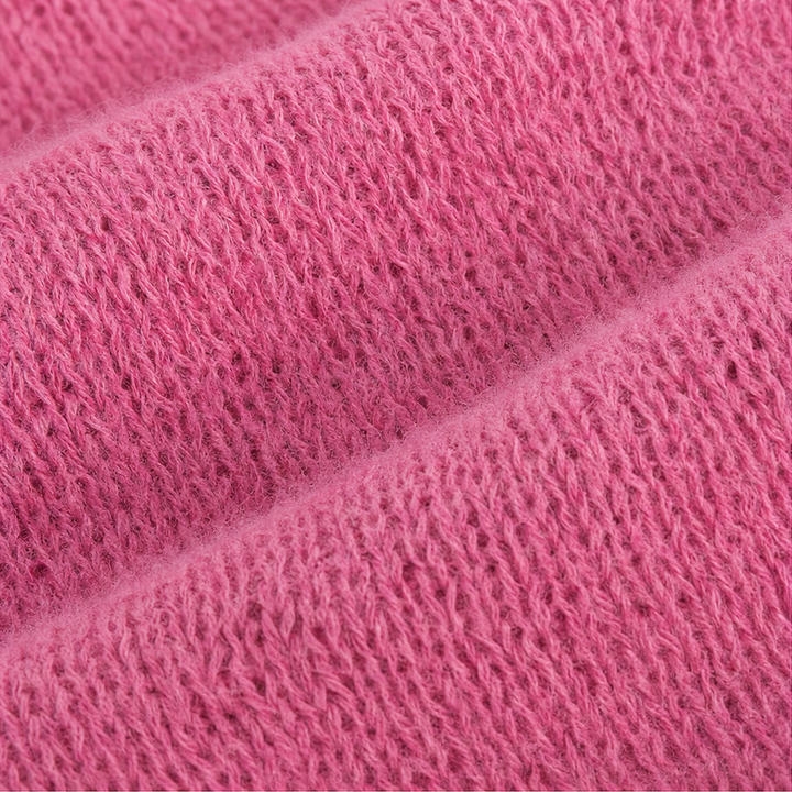 Cozelle – Luźny, Przerwanowy, Otwarty Sweter z Kapturem