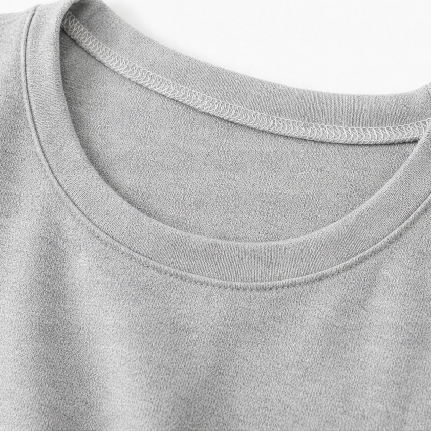 Wearbella – Luźna Tunika z Długim Rękawem i Okrągłym Dekoltem
