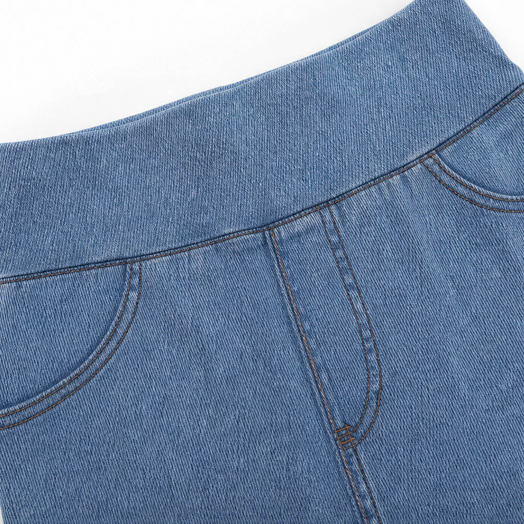 Slimwaist – Jeansy o wysokim stanie i zwężanych nogawkach