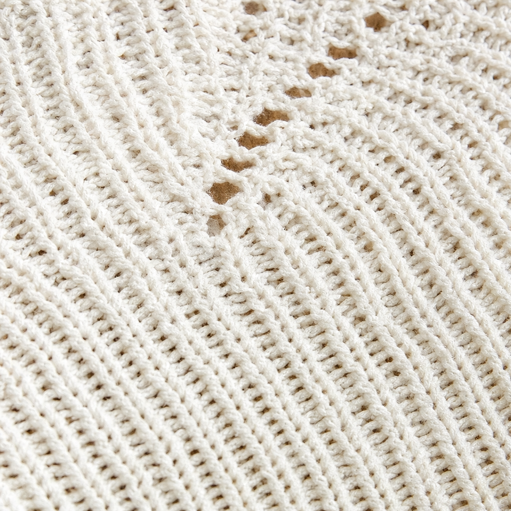 Wearbella – Sweter z Hollow Wave i rękawem Batwing