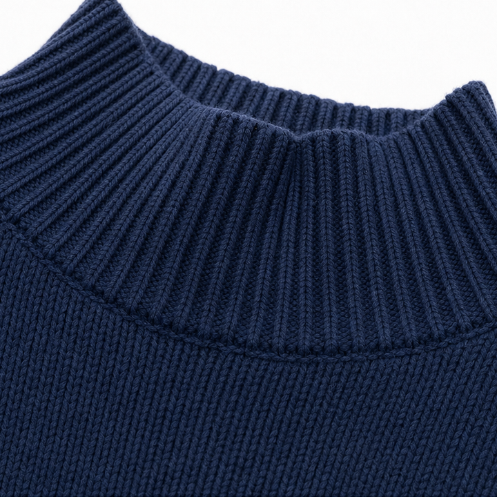 Wearbella – Asymetryczny Sweter z Rękawem Latarniowym i Zawijanym Przodem